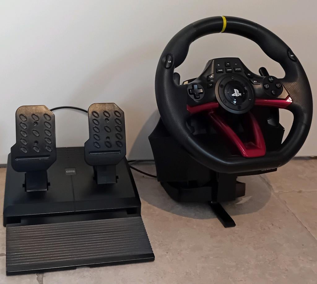 Hori Racing Wheel Apex - Playstation Stuur en Pedalen, Spelcomputers en Games, Ophalen, Gebruikt, Stuur of Pedalen, PlayStation 4