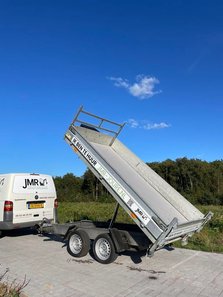 TE HUUR:: Hapert Kipper/Kieper aanhangwagen., Ophalen, Zo goed als nieuw, Overige soorten, Hapert