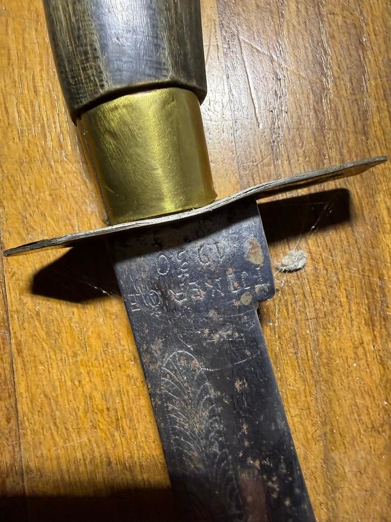 Antiek Indonesisch Tjikeroeh Zwaard - 1930, Ophalen