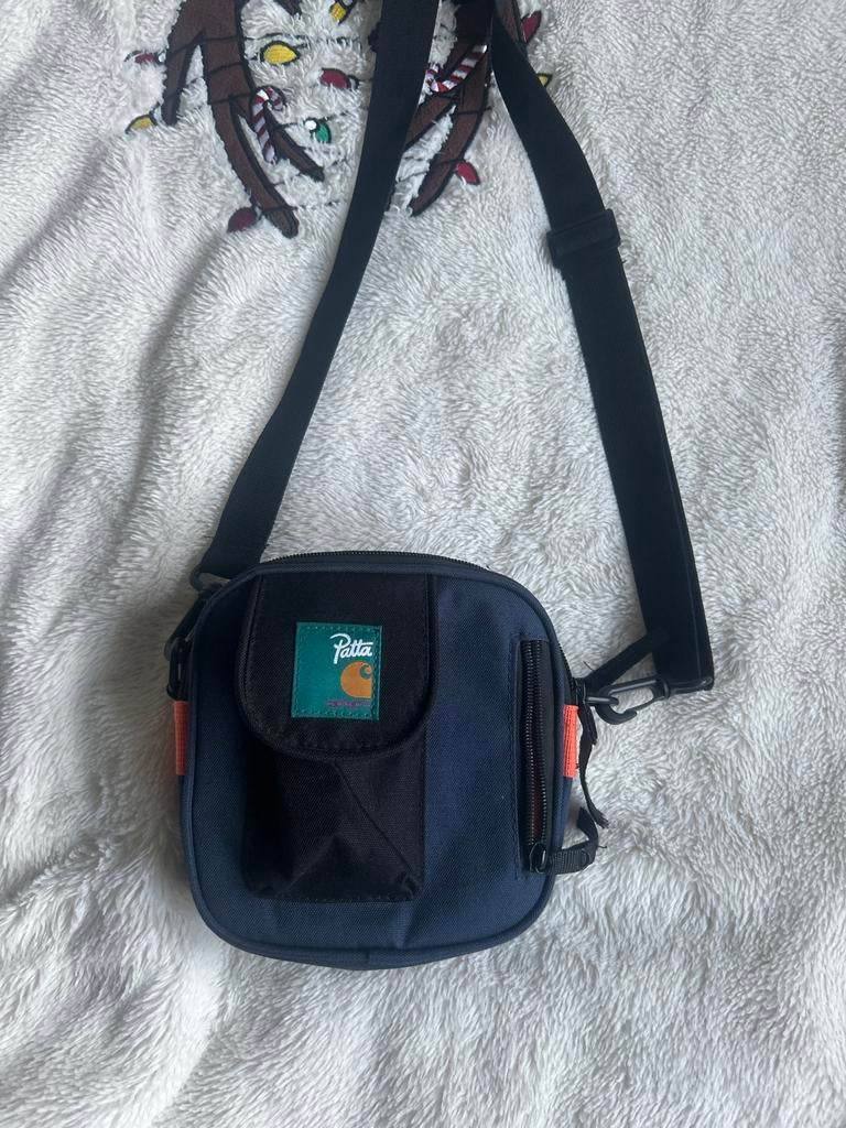 Carhartt x Patta Schoudertas, Ophalen of Verzenden, Zo goed als nieuw, Blauw, Overige merken