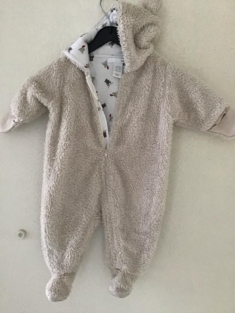 Schattig berenpakje voor baby,heerlijk warm,maat 62,H en M, Ophalen of Verzenden, Zo goed als nieuw, Jongetje of Meisje