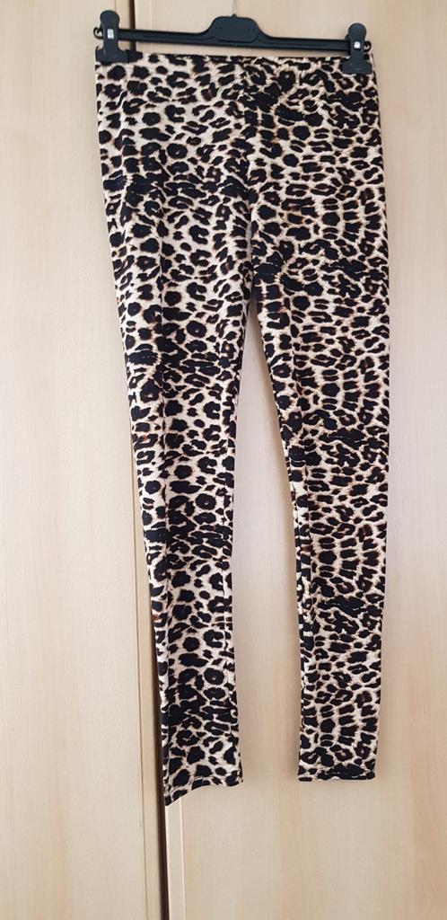Panter legging, Legging, Maat 36/38 (S), Bruin, Nieuw