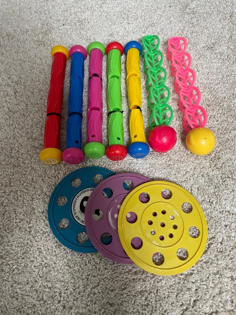 Duikstaafjes en schijfjes, Ophalen of Verzenden, Zo goed als nieuw