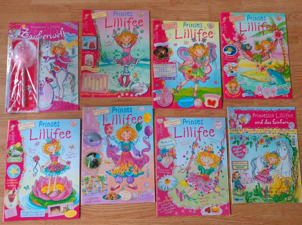 Prinzessin / prinses Lillifee 8x tijdschrift ZGAN, Ophalen of Verzenden, Zo goed als nieuw