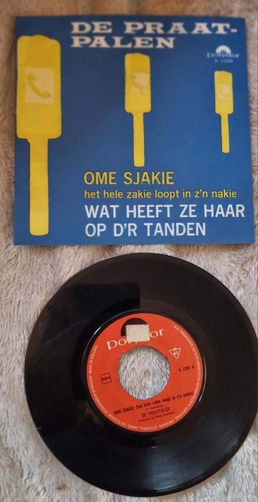 De Praatpalen - Ome Sjakie( hele zakie loopt in z'n nakie), Ophalen of Verzenden, Gebruikt