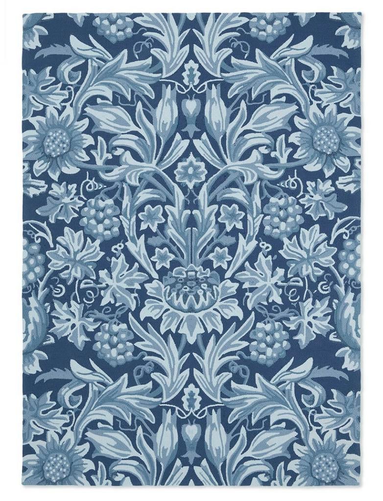 Brink en Campman in-oudoor tapijt Morris & Co Sunflower blue, Huis en Inrichting, Stoffering | Tapijten en Kleden, Ophalen, Nieuw