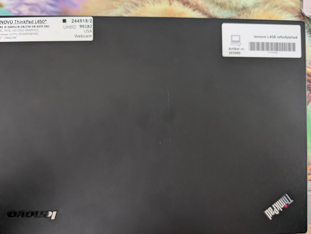 Lenovo L450 - Refurbished, Ophalen, LED, 50 Hz, HD Ready (720p)