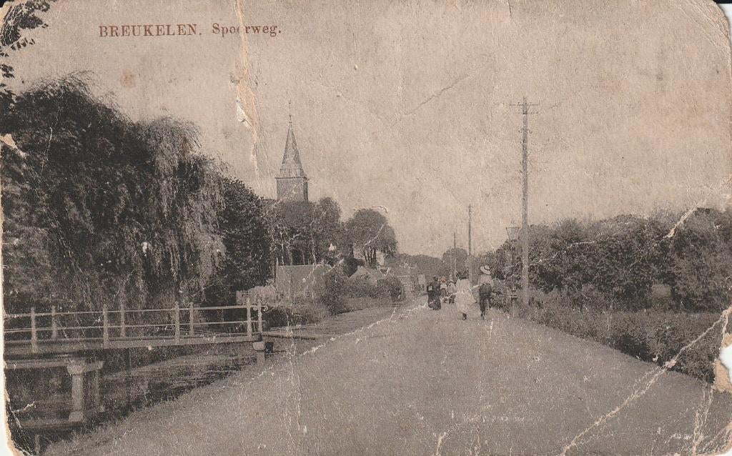 Breukelen, Verzamelen, Ansichtkaarten | Nederland, Ophalen of Verzenden, Voor 1920, Gelopen, Utrecht