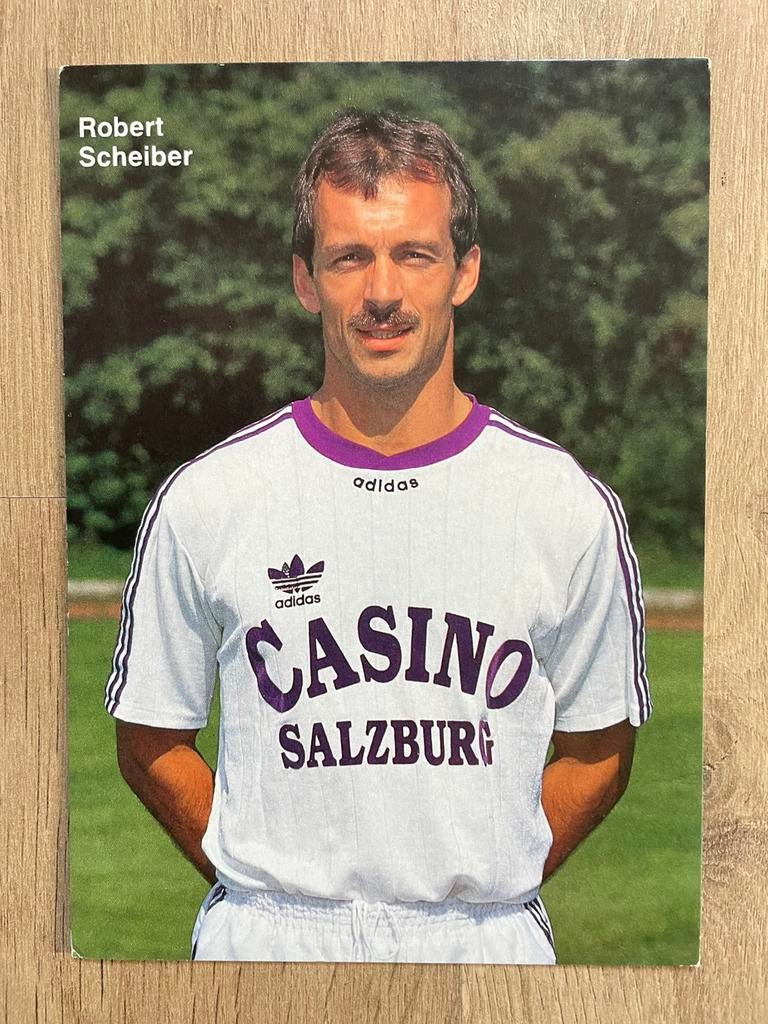 Fotokaart Robert Scheiber (Casino Salzburg)., Verzamelen, Sportartikelen en Voetbal, Ophalen of Verzenden, Nieuw, Buitenlandse clubs