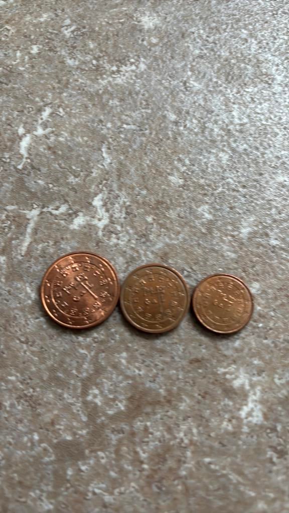 Portugal 1-2-5 centen, Ophalen of Verzenden, Koningin Wilhelmina