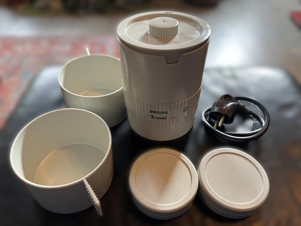 Philips Travel Duo koffiezetter handig en compact koffiezett, Caravans en Kamperen, Kampeeraccessoires, Zo goed als nieuw, Ophalen