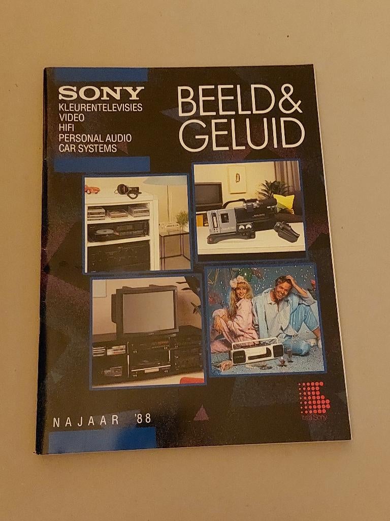 Sony beeld en geluid catalogus najaar 1988, Ophalen of Verzenden, Overige typen