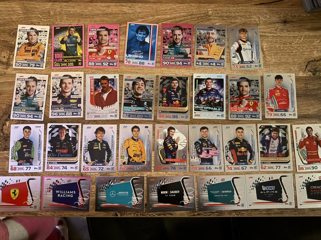 F1 Turbo Attax 2024, Hobby en Vrije tijd, Stickers en Plaatjes, Ophalen of Verzenden, Zo goed als nieuw, Meerdere plaatjes