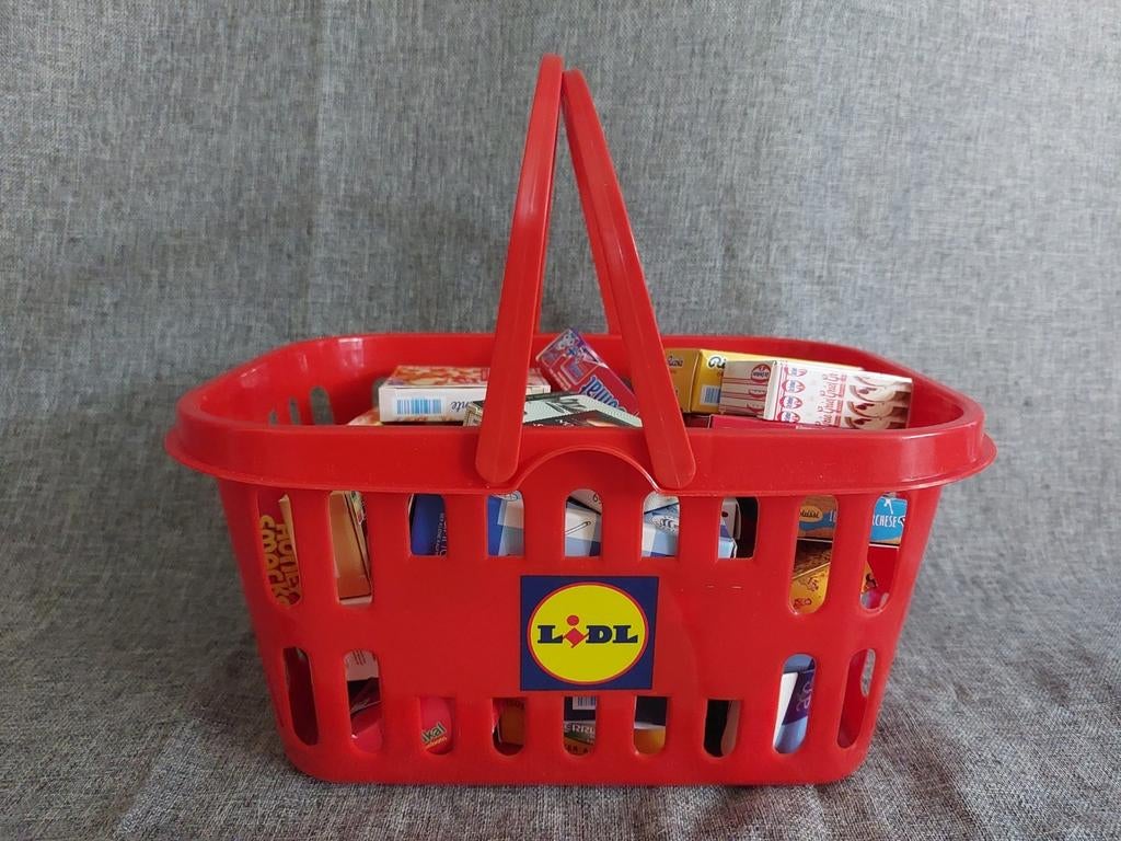 Lidl mini boodschappen met winkelmandje, Ophalen of Verzenden