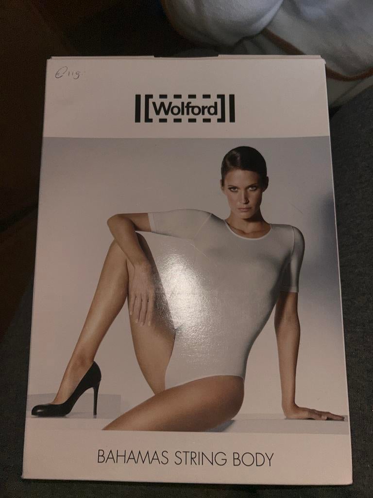 Wolford Bahama String Body - Wit - Maat L, Kleding | Dames, Ondergoed en Lingerie, Ophalen of Verzenden, Wit, Body of Korset