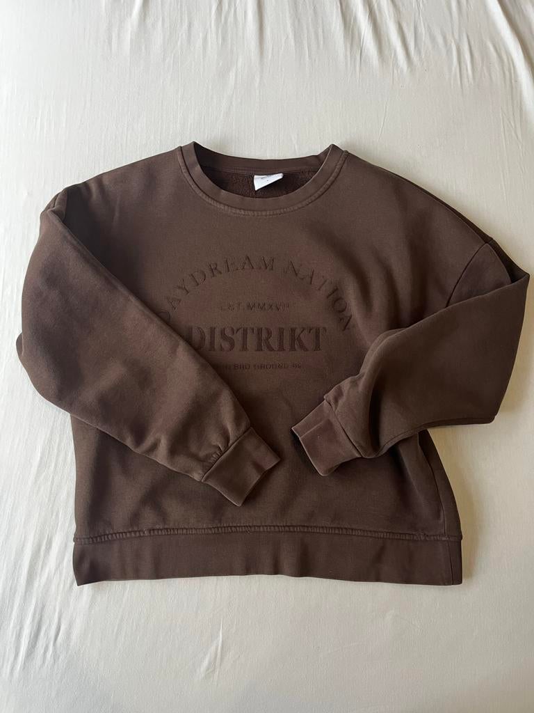 Distrikt Bruine Trui Maat S, Ophalen of Verzenden, Zo goed als nieuw, Maat 36 (S), Bruin