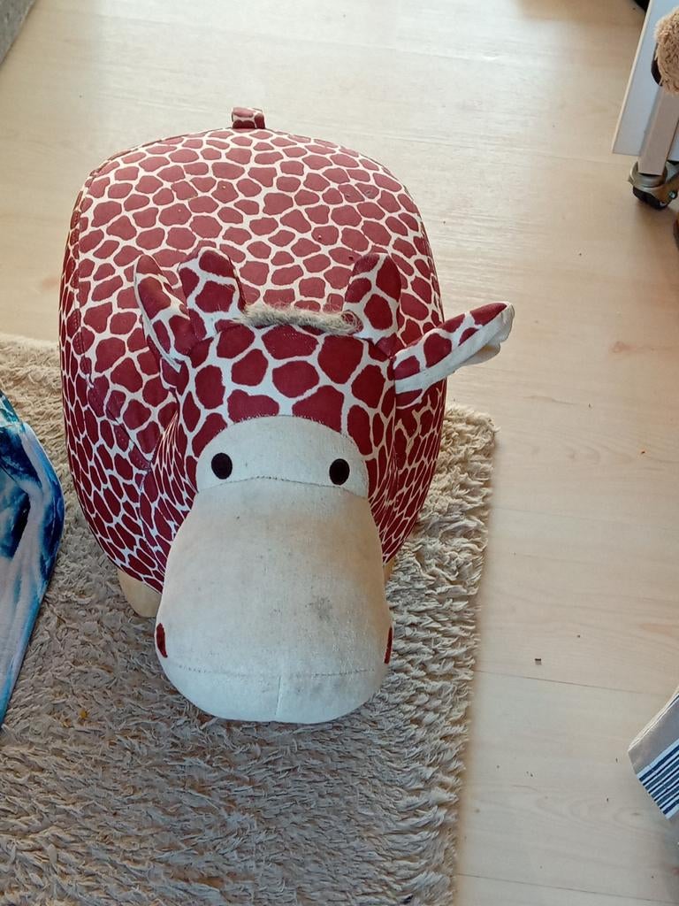 Leuke Giraf Stoel / Poef, Ophalen, Gebruikt, Overige typen