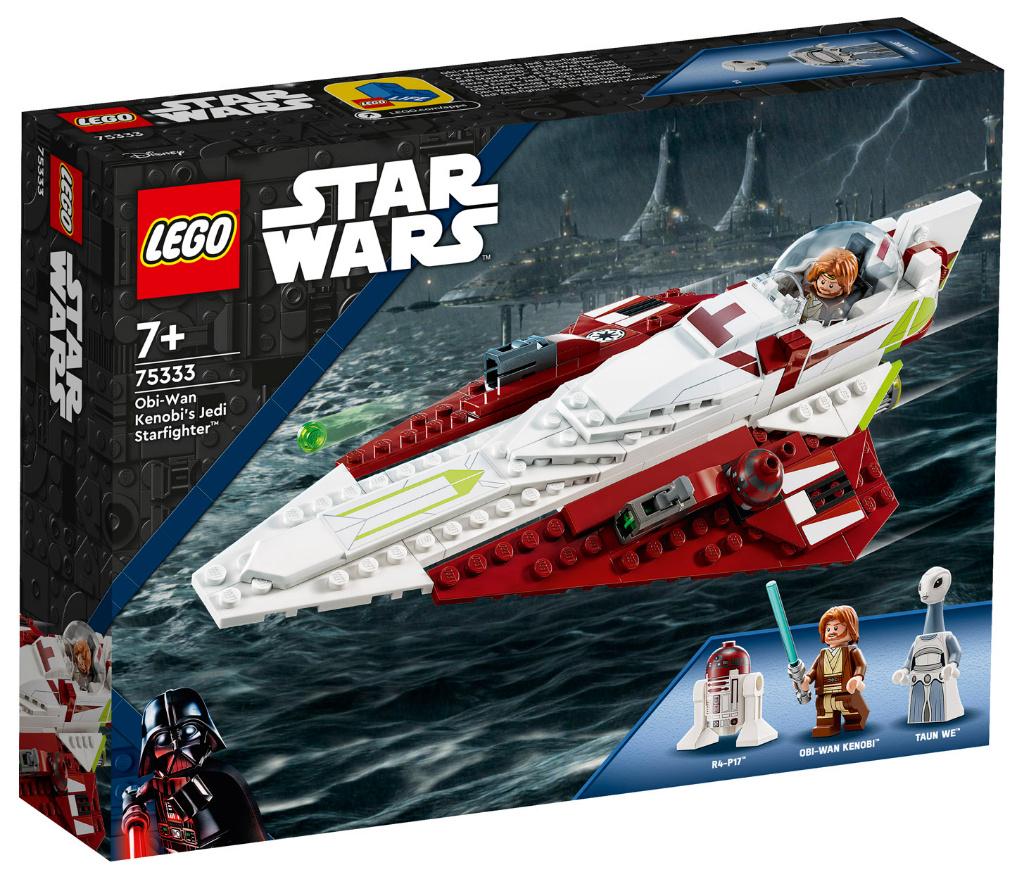 LEGO Star Wars 75333 De Jedi Starfighter van Obi Wan Kenobi, Ophalen of Verzenden, Nieuw, Complete set, Lego
