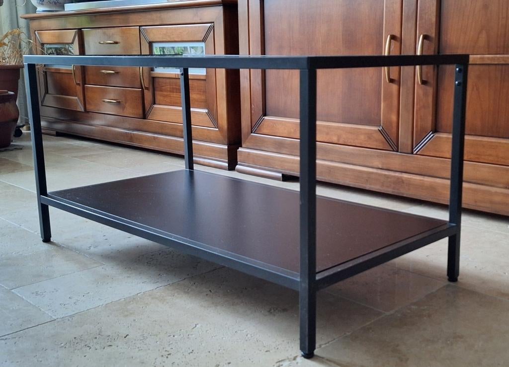 Drie Ikea VITTSJÖ tafels, Ophalen, 50 tot 100 cm, Zo goed als nieuw, Metaal