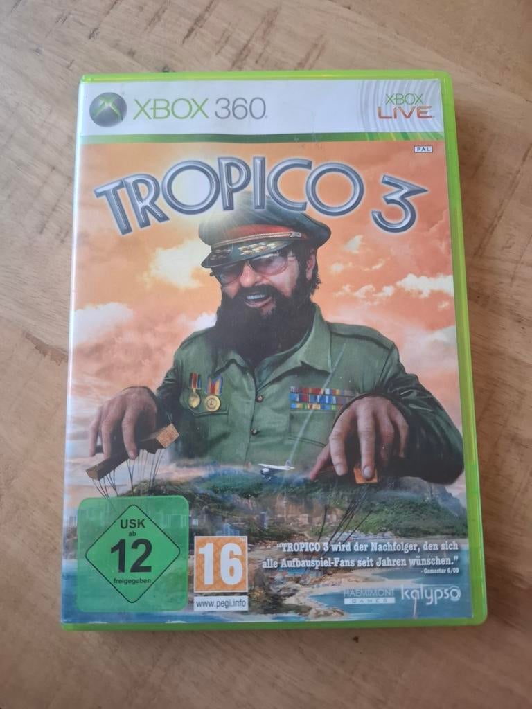 Tropico 3 - Xbox 360 Krasvrij (583), Spelcomputers en Games, Games | Xbox Original, Online, 1 speler, Ophalen of Verzenden, Zo goed als nieuw