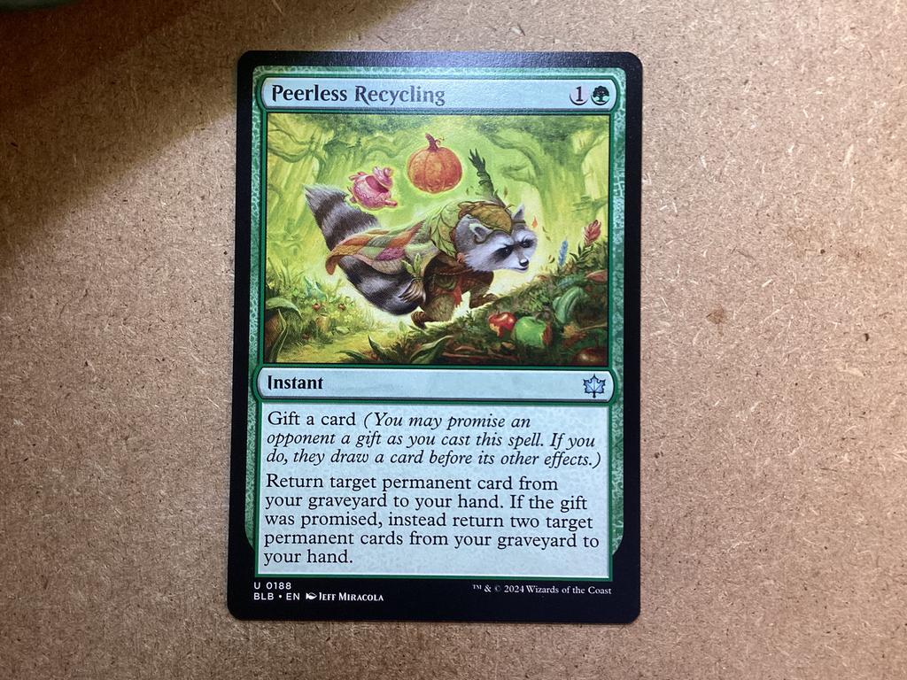 1x Peerless Recycling [0188] (Near Mint), Ophalen of Verzenden, Zo goed als nieuw, Losse kaart