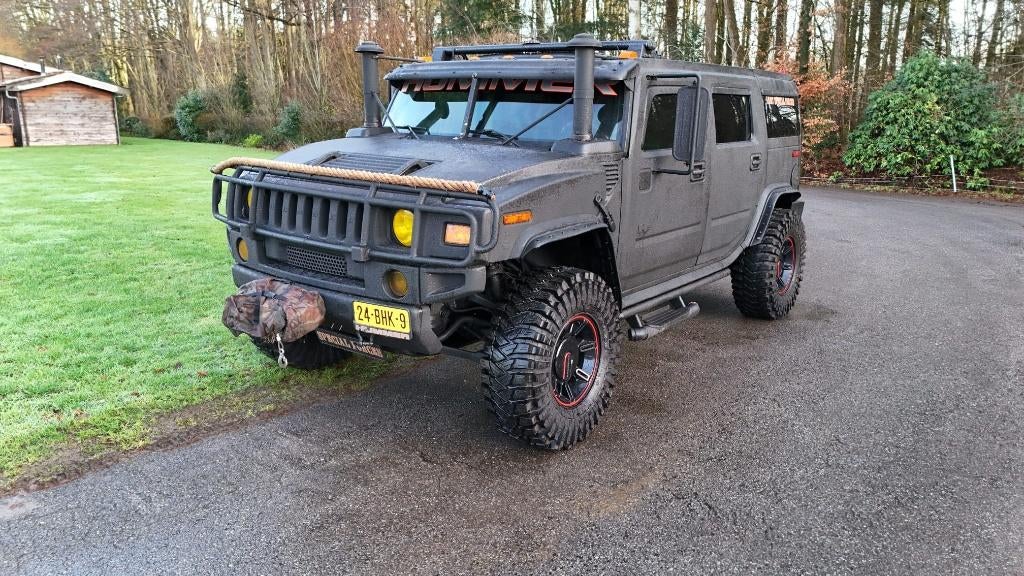 Hummer H2 eyecatcher, Auto's, Automaat, Leder, Bedrijf, Vierwielaandrijving