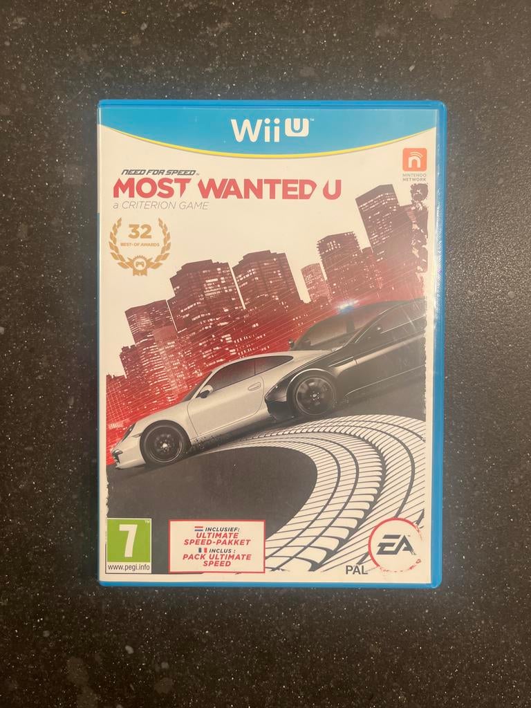 Need for Speed: Most Wanted U - Wii U, 1 speler, Racen en Vliegen, Eén computer, Ophalen of Verzenden