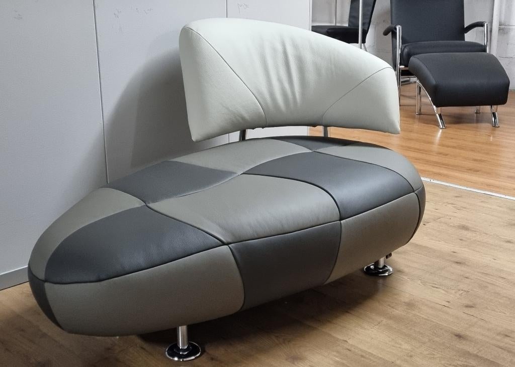 Leolux Kikko Chaise Lounge refurbished met nieuw leer, 125 tot 150 cm, Leolux Chaise Lounge, Nieuw, Ophalen of Verzenden