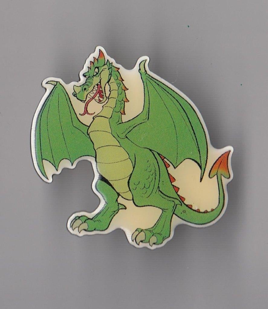 De Efteling Sprookjesbos Draak pin, Gebruikt, Niet vindbaar, Niet vindbaar, Speldje of Pin