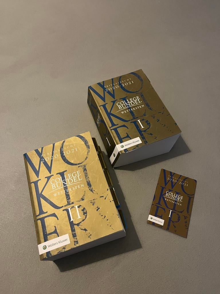 Wolters Kluwer Collegebundel Wetsteksten 2020-2021, Boeken, Studieboeken en Cursussen, Ophalen of Verzenden, Alpha, Gelezen, HBO