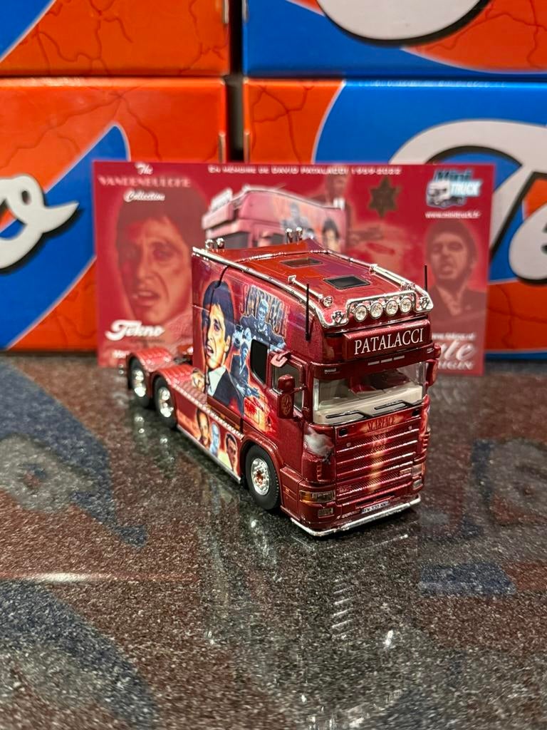 Tekno - Scania Longline van den Bulcke, Verzenden, Zo goed als nieuw, Bus of Vrachtwagen, Tekno
