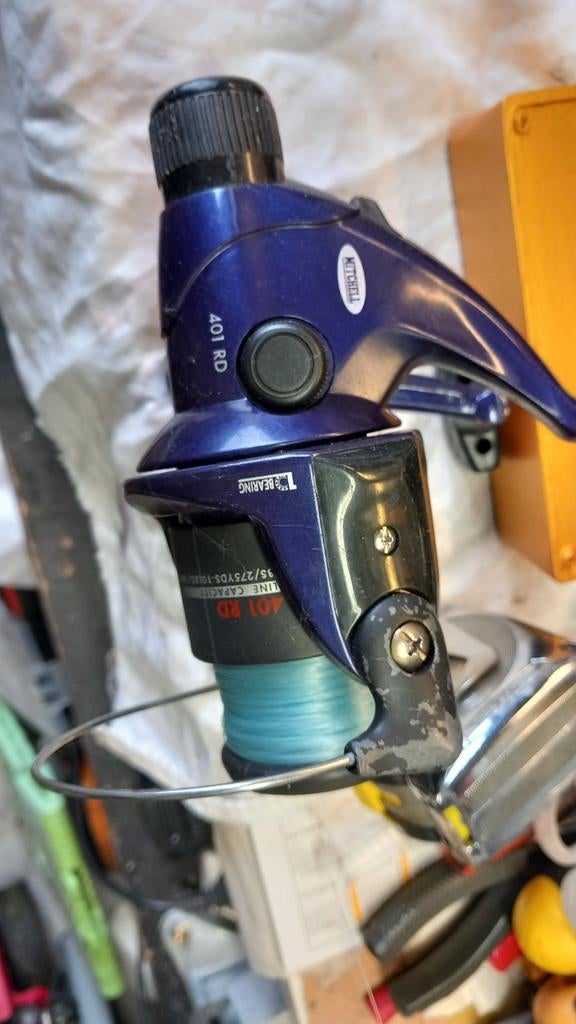 Hengels 2 x + 4 molens, Watersport en Boten, Hengelsport | Zeevissen, Ophalen, Molen