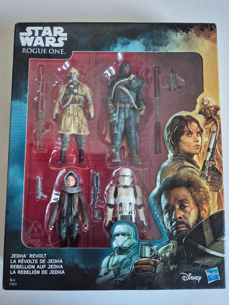 Star Wars Rogue One Jedha Revolt 4-pack, Ophalen of Verzenden, Nieuw, Actiefiguurtje