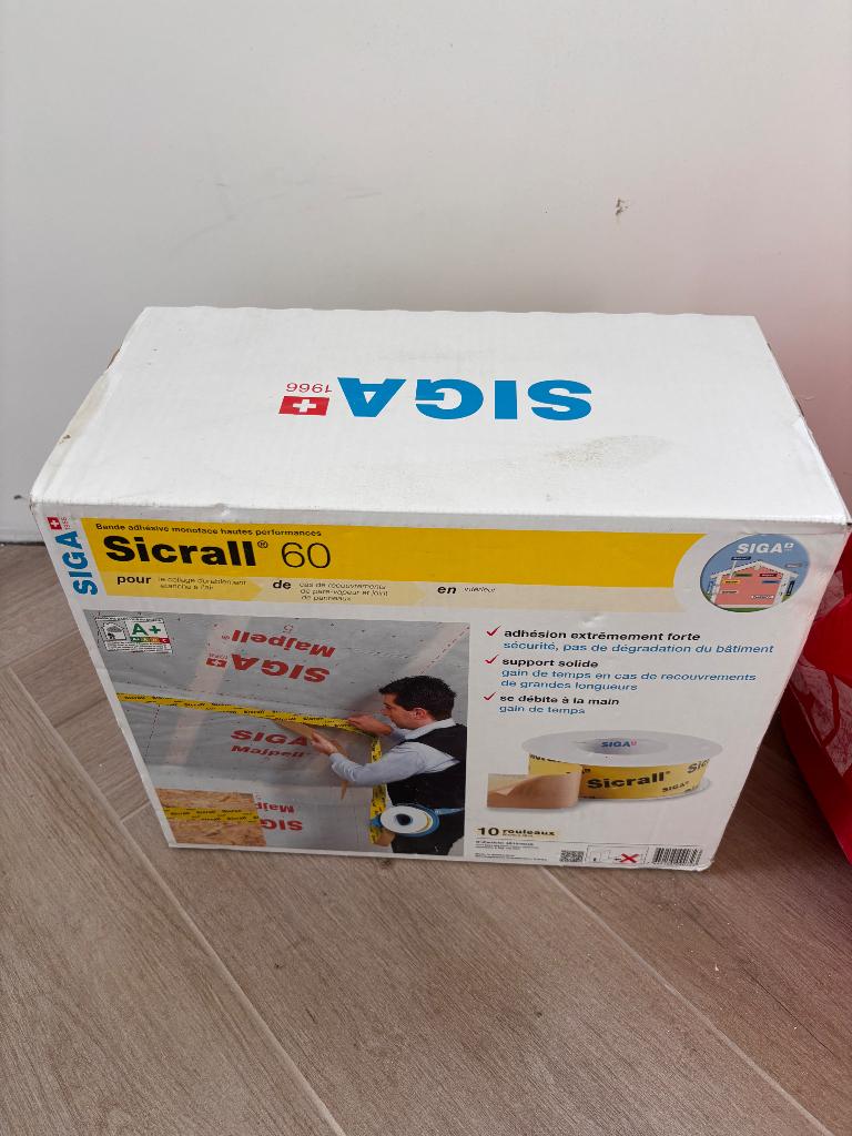 Siga sicrall 60 Hele doos, Minder dan 4 cm, Overige materialen, Nieuw, Ophalen of Verzenden