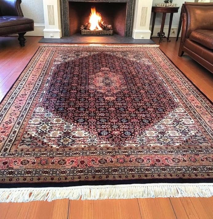 Perzisch tapijt handgeknoopt Bidjar Oosters vloerkleed