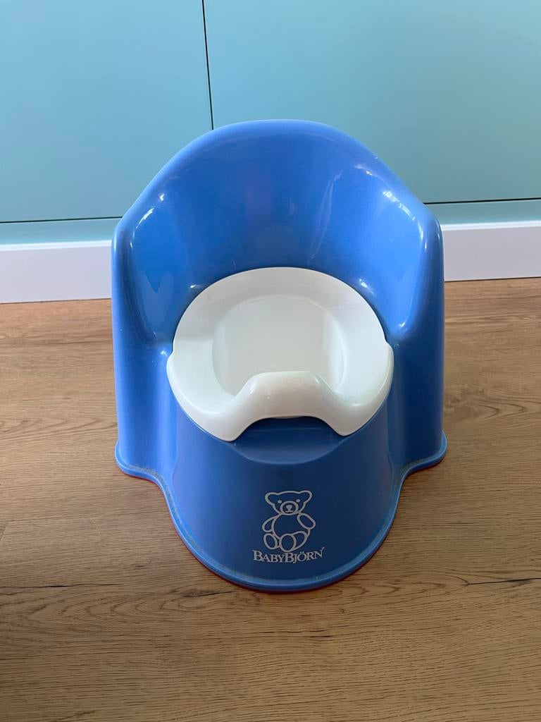 Baby Björn potje lavendelblauw, Ophalen, Gebruikt