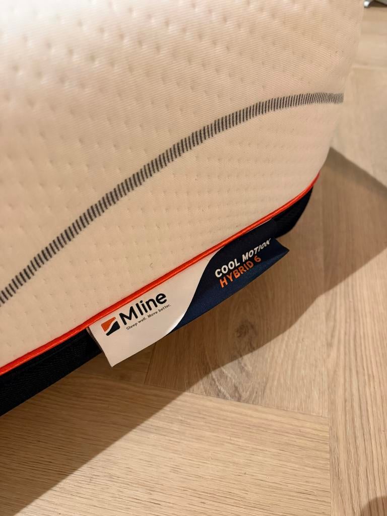 M Line Cool Motion 6 – 140x200 – (+ nieuwe tijk t.w.v. €400), Ophalen, Tweepersoons, 140 cm, Zo goed als nieuw