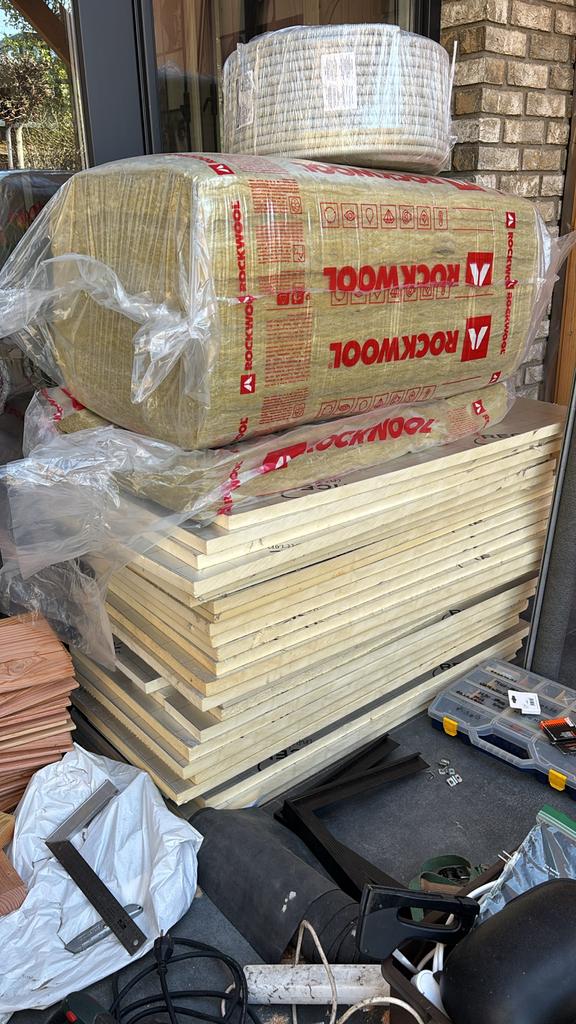 Rockwool isolatie en 23 Recticel Pir isolatieplaten 3 cm, Gebruikt, Steenwol, Ophalen of Verzenden, 15 m² of meer
