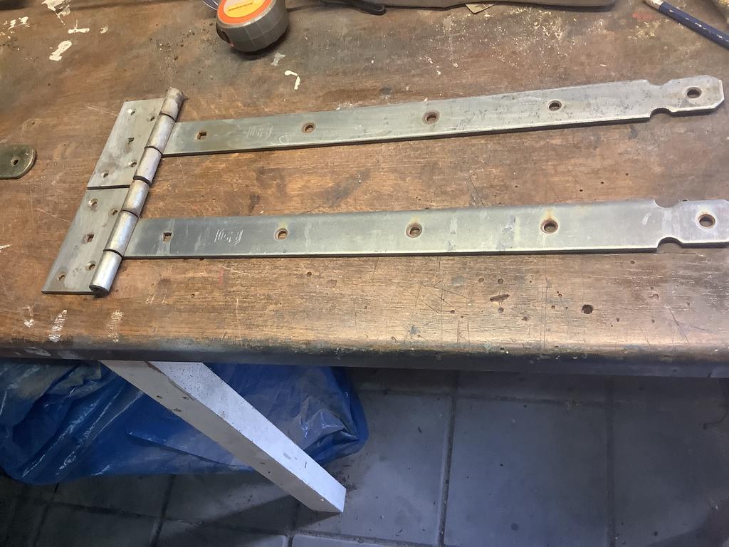 Lange scharnieren, Ophalen of Verzenden, IJzer, Overige typen