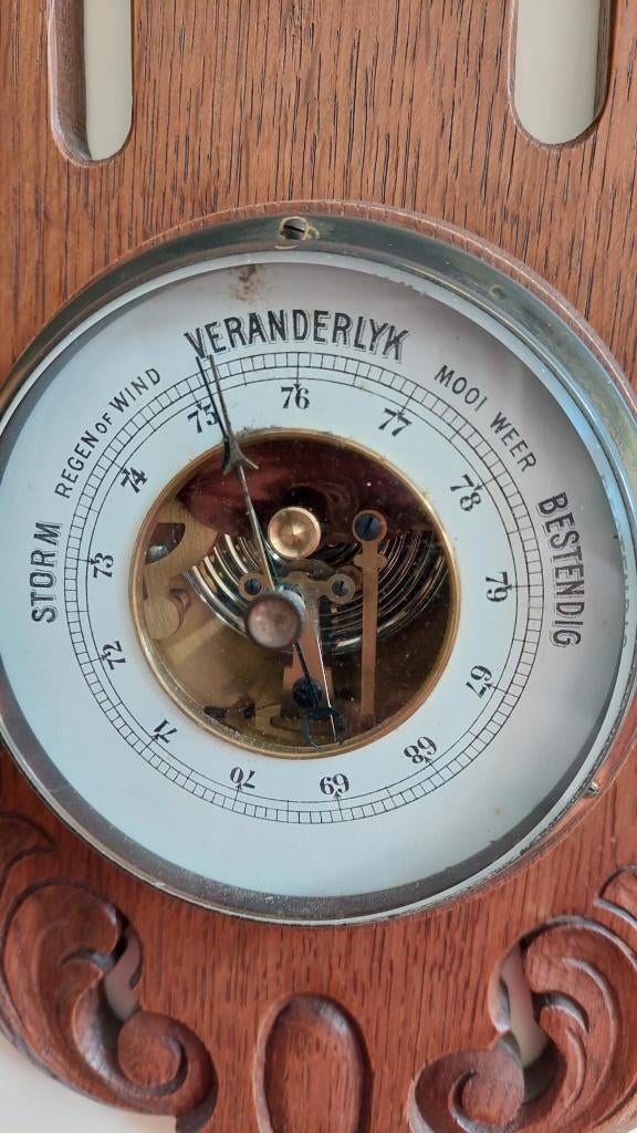 Barometer, Ophalen, Zo goed als nieuw, Binnenthermometer