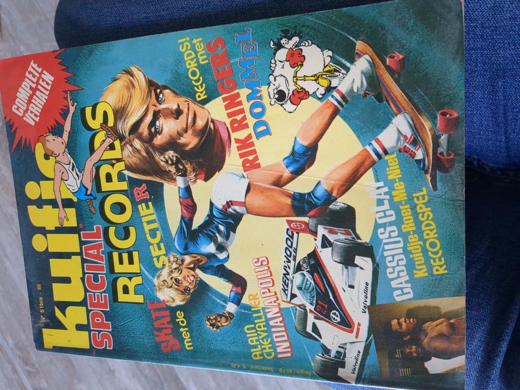 Kuifje Special Records Skate Sectie - Rik Ringers Dommel, Boeken, Stripboeken, Gelezen, Eén stripboek, Ophalen of Verzenden