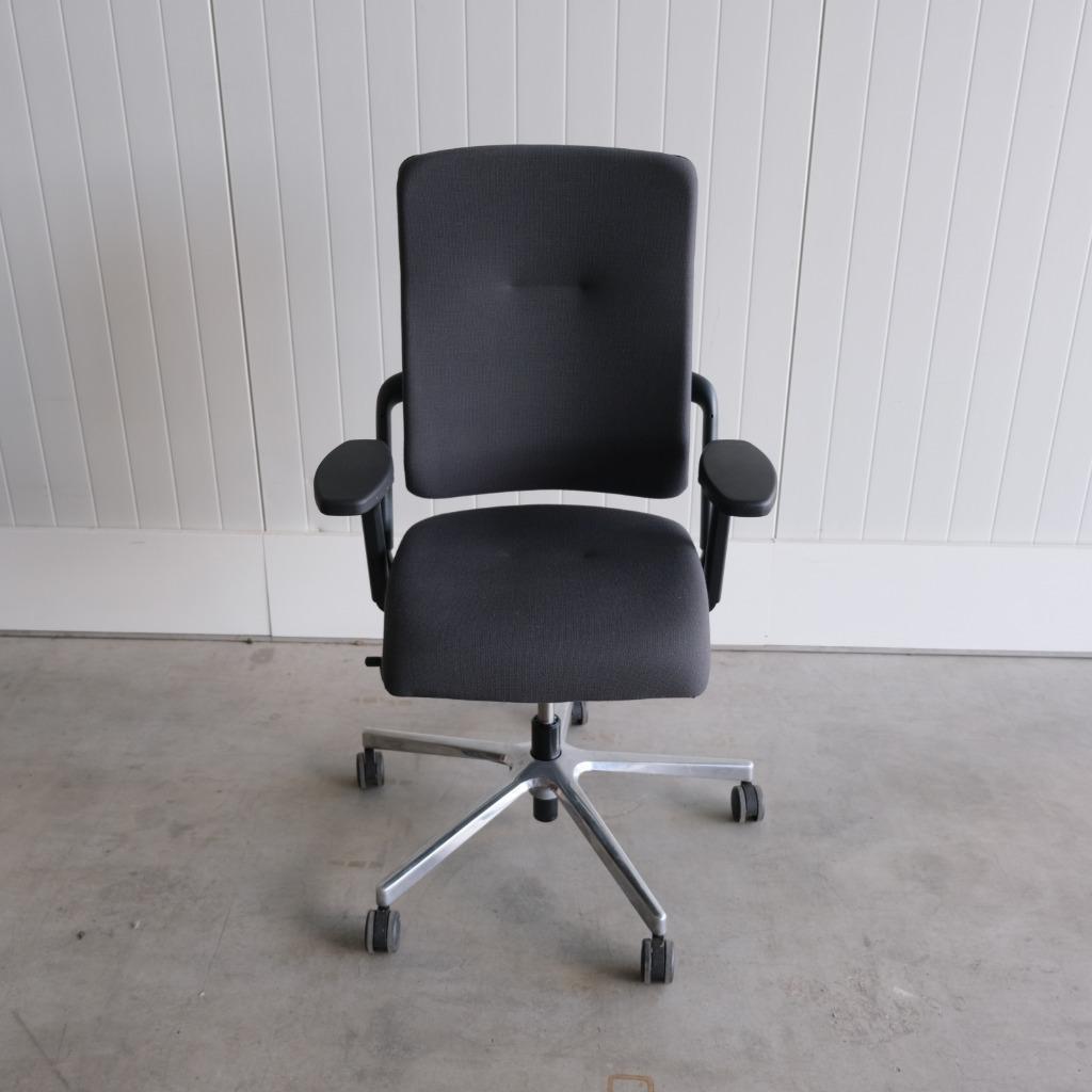 Grahl Xenium bureaustoel, Grijze stoffering,Chroom onderstel, Gebruikt, -, -, Ophalen of Verzenden