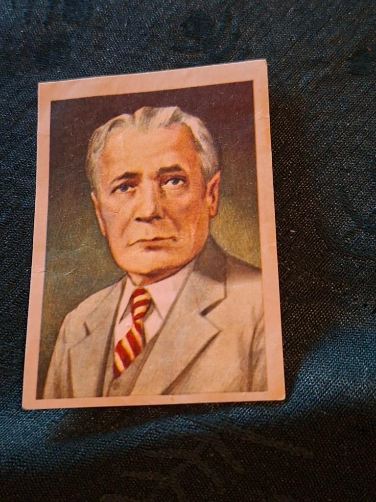 Prentje/Chromo : Henri Desgrange / Chocolade Jacques, Gebruikt, Verzenden, Voor 1940, Prent