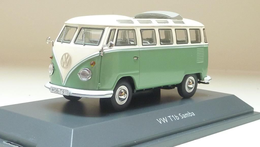 Schuco Volkswagen T1b Samba    1:43, Werkstr 1 D-90765 Furth, Nieuw, Ophalen of Verzenden, Www.schuco.de