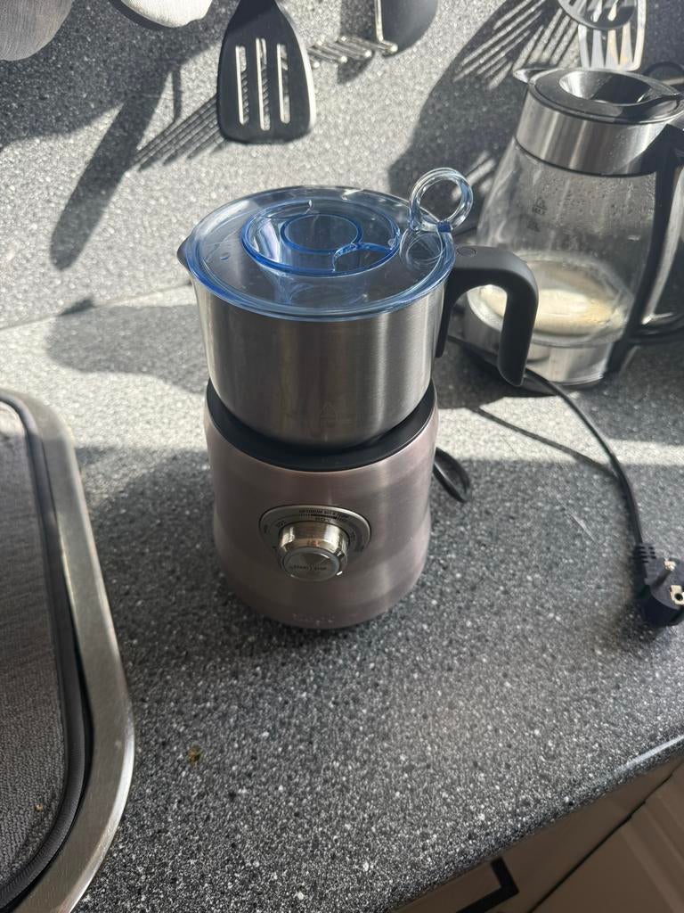 Sage melkopschuimer RVS, Ophalen of Verzenden, Gebruikt, Elektrische melkopschuimer