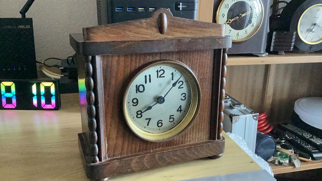 Prachtig houten klokje, Ophalen of Verzenden