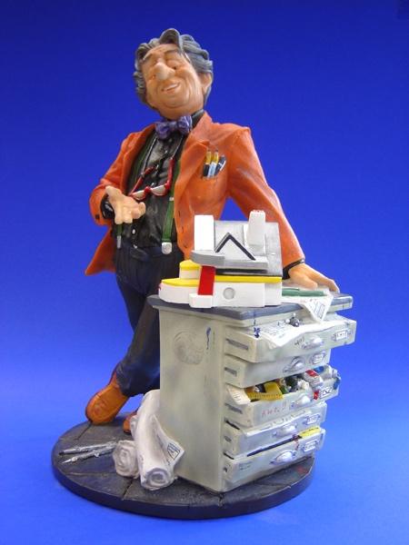 Architekt beeld uit de Profisti beroepenserie., Ophalen of Verzenden