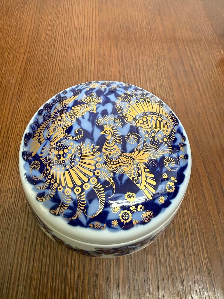 Heinrich Germany Echt Kobalt schaal met deksel, Antiek en Kunst, Antiek | Porselein, Ophalen