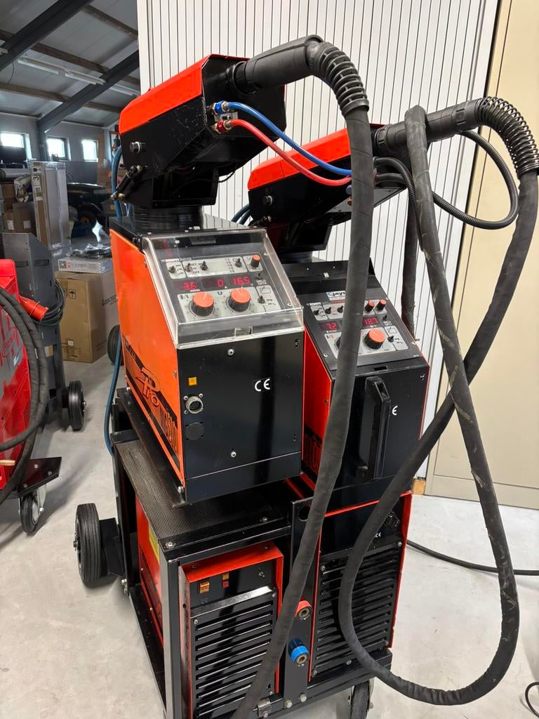 KEMPPI MIG 4000 mig pro pulse 2 draad koffers watergekoeld, Doe-het-zelf en Verbouw, Gereedschap | Lasapparaten, Zo goed als nieuw