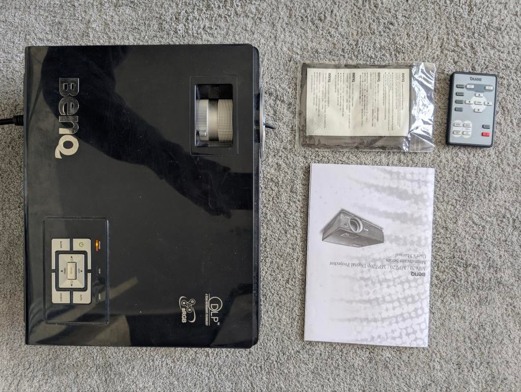 BenQ MP720p DLP Projector, Gebruikt, HD (720), DLP, BenQ